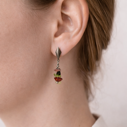 Pendientes Turmalina